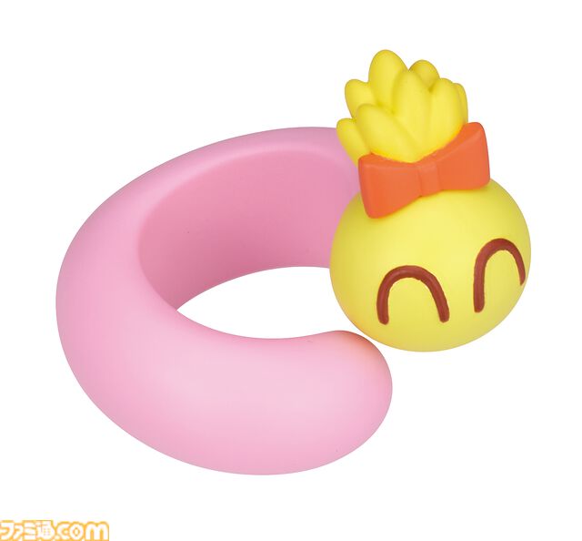 『ニャッキ！』ニャッキやピンクちゃん、フルールたちのリングがガチャで登場。指にぐるっと巻きつくかわいいデザイン。3月上旬発売