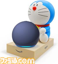 Amazon Echo Dot ドラえもんエディションが2/19から予約開始。時報の声がドラえもん（水田わさび）になる購入特典が付属