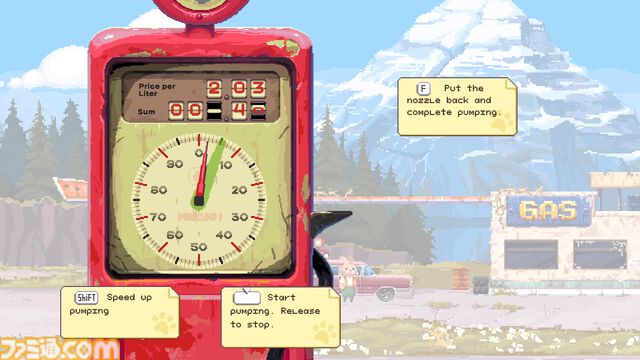 『最後のガソリンスタンド』雰囲気◎な“古ガソスタ経営シミュレーション”の新たな無料デモ版が公開。ビジネスチャンスは逃さずに、でも夜間は外出するとヤバい