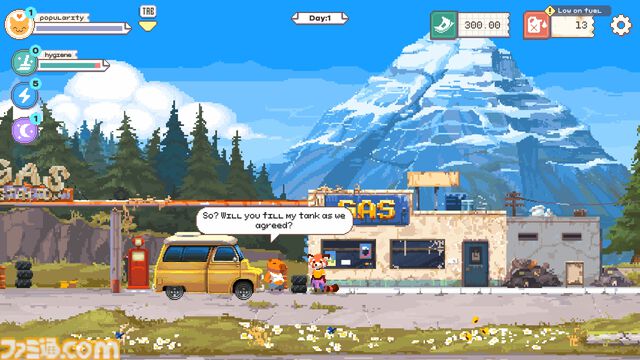 『最後のガソリンスタンド』雰囲気◎な“古ガソスタ経営シミュレーション”の新たな無料デモ版が公開。ビジネスチャンスは逃さずに、でも夜間は外出するとヤバい