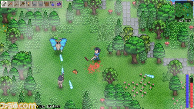 『Delverium』体験版に最大8人オンライン協力プレイを追加。農業・ダンジョン攻略、戦闘など幅広い遊びが楽しめる2Dサバイバルクラフト