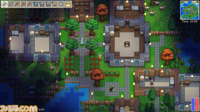 『Delverium』体験版に最大8人オンライン協力プレイを追加。農業・ダンジョン攻略、戦闘など幅広い遊びが楽しめる2Dサバイバルクラフト