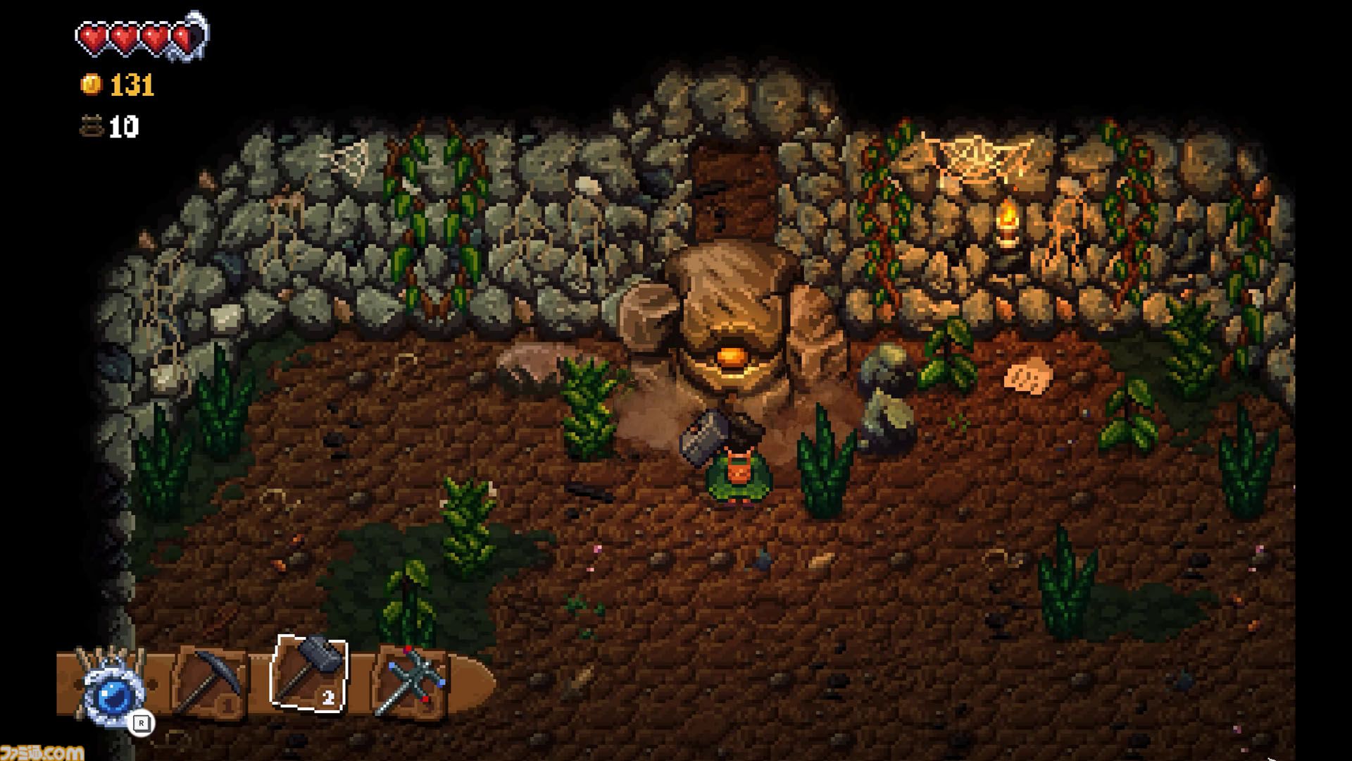 『Glintseeker Island』は『スタデューバレー』や『ポケモン ダイパ』地下大洞窟インスパイア。財宝掘り掘りアドベンチャーで採掘体験【Steamでテスト実施中】