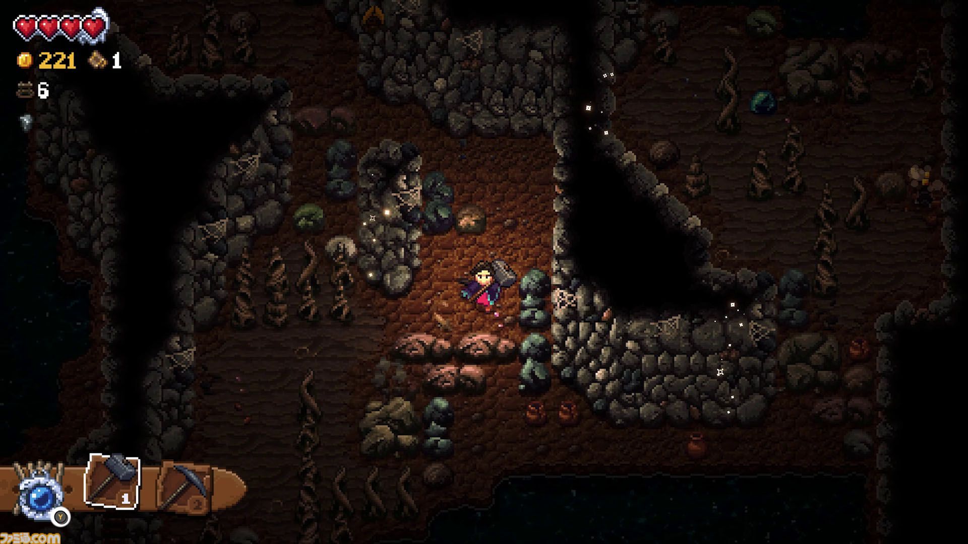 『Glintseeker Island』は『スタデューバレー』や『ポケモン ダイパ』地下大洞窟インスパイア。財宝掘り掘りアドベンチャーで採掘体験【Steamでテスト実施中】