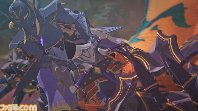 『モンハンストーリーズ3』ラオシャンロンが石化した状態で登場、フィールドの一部に。イブシマキヒコ、ナルハタタヒメの姿も。【モンハンフェスタ'26】