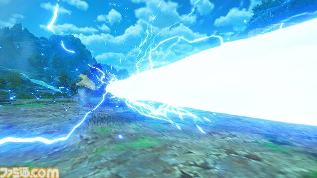 『モンハンストーリーズ3』ラオシャンロンが石化した状態で登場、フィールドの一部に。イブシマキヒコ、ナルハタタヒメの姿も。【モンハンフェスタ'26】