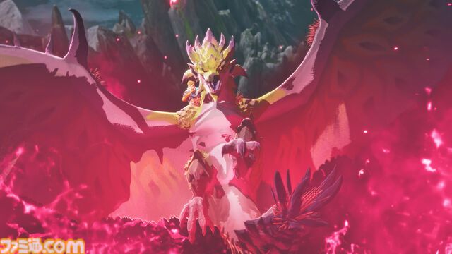 『モンハンストーリーズ3』ラオシャンロンが石化した状態で登場、フィールドの一部に。イブシマキヒコ、ナルハタタヒメの姿も。【モンハンフェスタ'26】