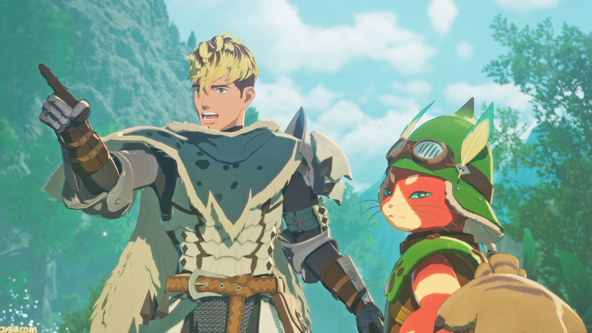 『モンハンストーリーズ3』ラオシャンロンが石化した状態で登場、フィールドの一部に。イブシマキヒコ、ナルハタタヒメの姿も。【モンハンフェスタ'26】