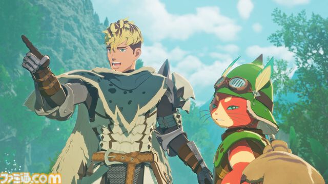 『モンハンストーリーズ3』ラオシャンロンが石化した状態で登場、フィールドの一部に。イブシマキヒコ、ナルハタタヒメの姿も。【モンハンフェスタ'26】