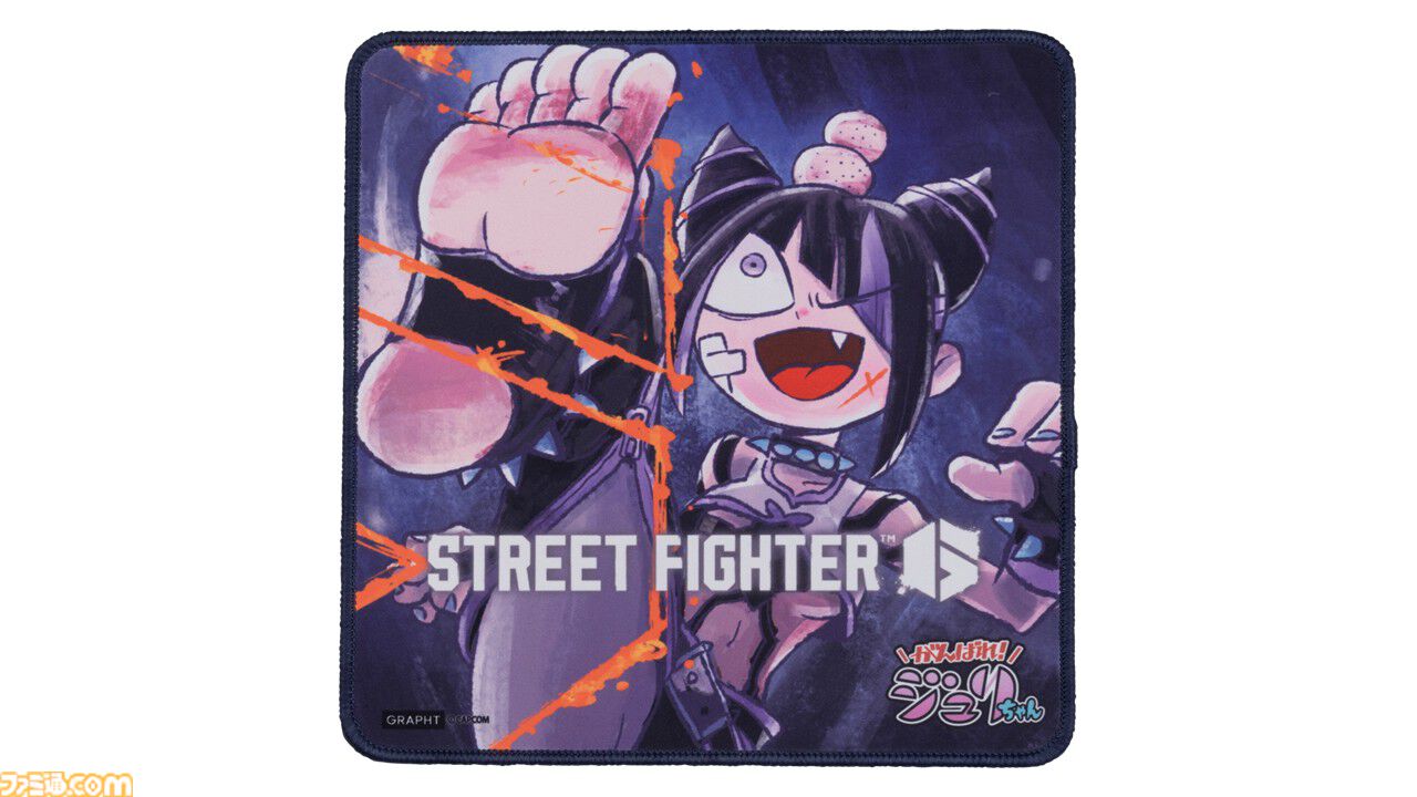 【スト6】『がんばれジュリちゃん』コラボマウスパッドやおちょこが登場。キュートな3Dキーキャップなど多数の新グッズが本日（2/24）予約開始