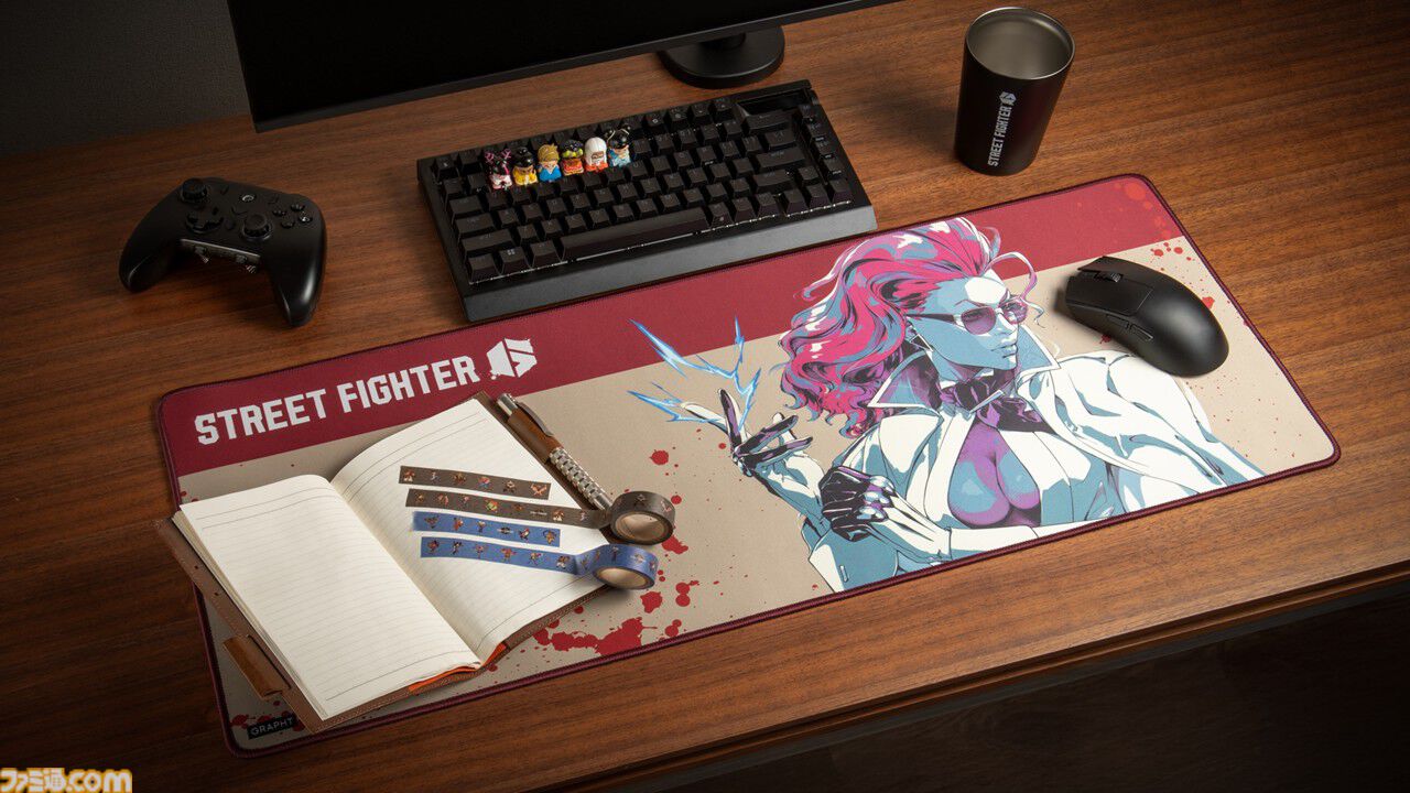 【スト6】『がんばれジュリちゃん』コラボマウスパッドやおちょこが登場。キュートな3Dキーキャップなど多数の新グッズが本日（2/24）予約開始
