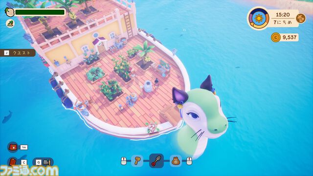 『Collector's Cove』相棒の恐竜と大海原を冒険！ 注目の船旅アドベンチャーが3月12日発売決定。甲板で農業しつつ恐竜と仲良しになれる