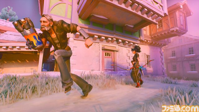 『ラストフラッグ』5対5のキャプチャー・ザ・フラッグ型シューター。1970年代ゲームショー風の世界で白熱対戦、4月14日にPC向けに発売