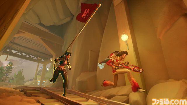 『ラストフラッグ』5対5のキャプチャー・ザ・フラッグ型シューター。1970年代ゲームショー風の世界で白熱対戦、4月14日にPC向けに発売