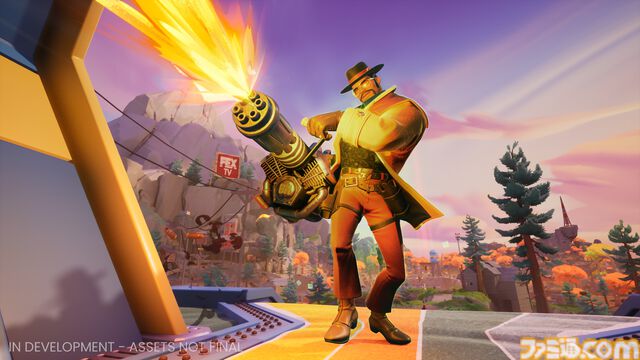 『ラストフラッグ』5対5のキャプチャー・ザ・フラッグ型シューター。1970年代ゲームショー風の世界で白熱対戦、4月14日にPC向けに発売