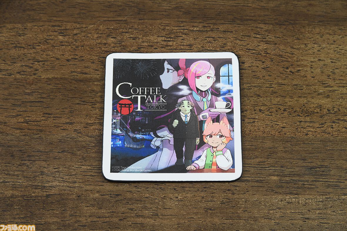『コーヒートーク トーキョー』グッズ付きムック本が本日（2/25）発売。ロゴ入りのカップスリーブ、キービジュアルを描いたコースターが付属