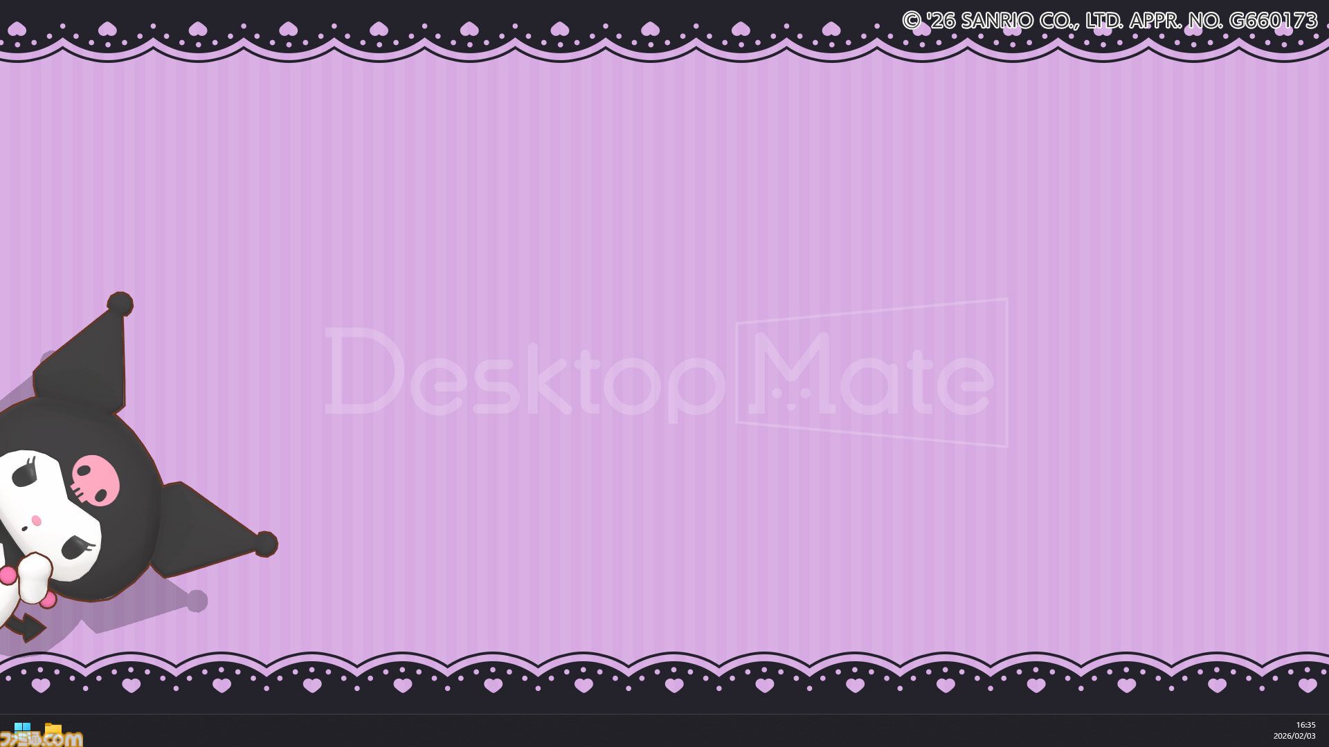 ハローキティたちサンリオキャラが『Desktop Mate』に登場。ポムポムプリン、シナモン、クロミたちもデスクトップ上で動き回る