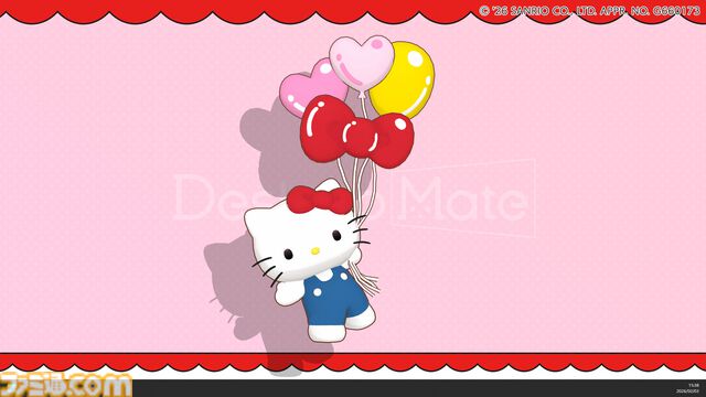 ハローキティたちサンリオキャラが『Desktop Mate』に登場。ポムポムプリン、シナモン、クロミたちもデスクトップ上で動き回る