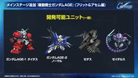 【Gジェネエターナル】限定URのガンダムAGE-2 ノーマル（支援型）、アセム・アスノが2月28日にガシャで実装。恒常URのAGE-1 ノーマルとフリットも登場