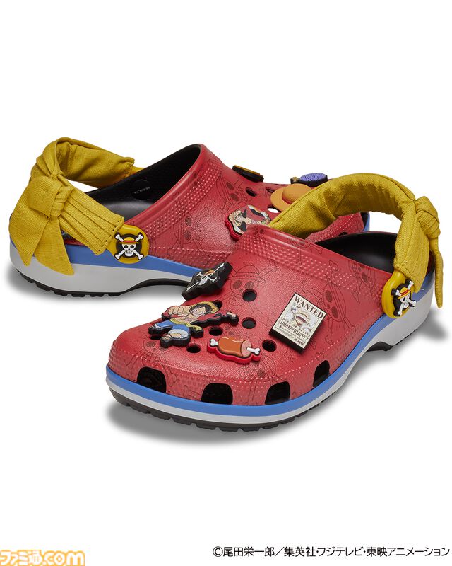 『ワンピース』ルフィ、チョッパー、サニー号のコラボクロックスが3月5日発売。同時発売のチャームでアレンジ可能な冒険心くすぐるデザイン