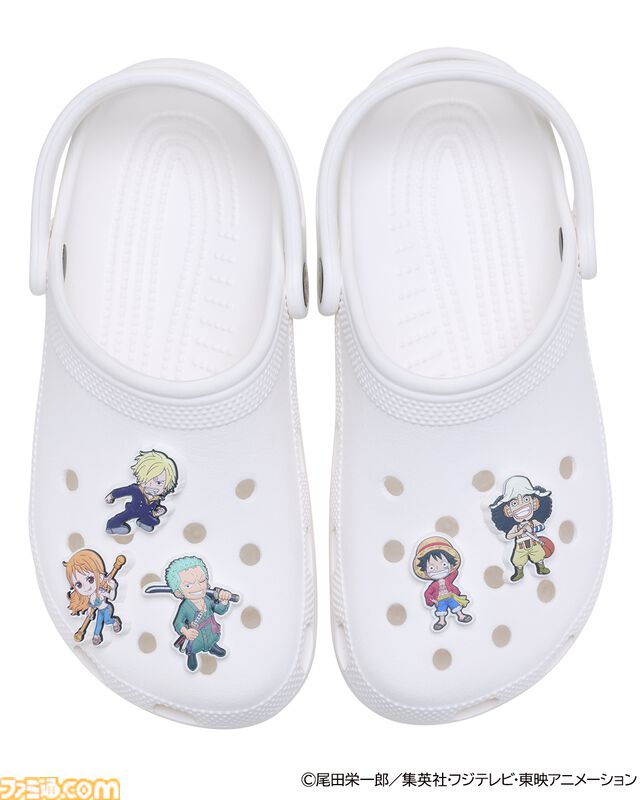 『ワンピース』ルフィ、チョッパー、サニー号のコラボクロックスが3月5日発売。同時発売のチャームでアレンジ可能な冒険心くすぐるデザイン