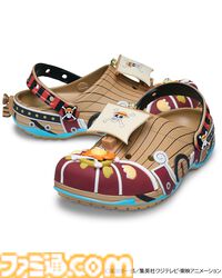 『ワンピース』ルフィ、チョッパー、サニー号のコラボクロックスが3月5日発売。同時発売のチャームでアレンジ可能な冒険心くすぐるデザイン