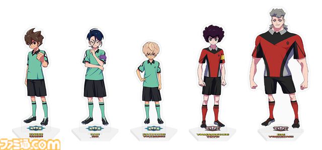 『イナズマイレブン 英雄たちのヴィクトリーロード』西ノ宮中と東風異国館のキャラクターアクリルスタンドが予約開始。助っ人の円堂ハルと月影蓮を含む27名が展開