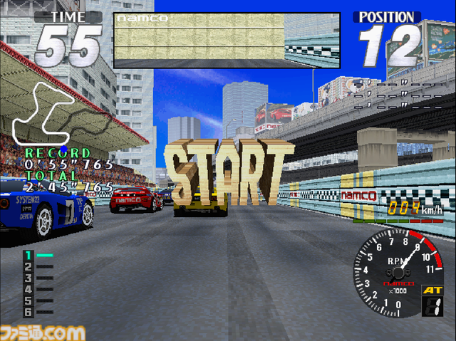 【アケアカ】『レイブレーサー』2月26日配信。『リッジレーサー』シリーズ第3弾として人気を博したアーケードレースゲーム