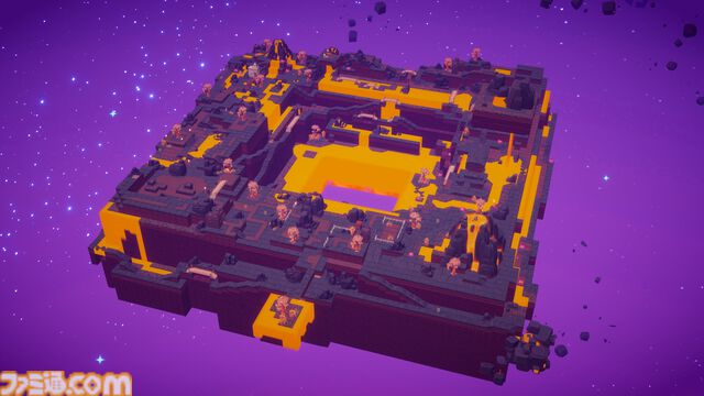 『星のパーティータイム』新たな探索エリア“熔岩惑星”が公開。熔岩の河や複数の足場など、高低差のある立体的な地形が特徴
