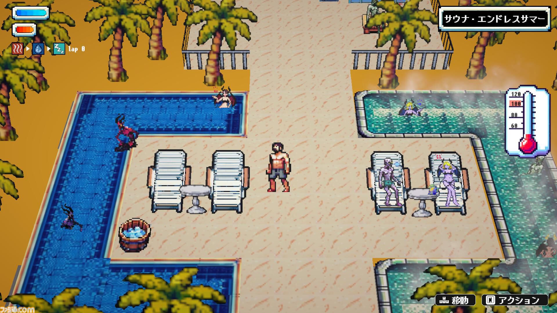 サウナでゾンビをととのえる『Sauna of the DEAD』体験版が配信。アウフグースやロウリュで魔界のサウナに熱波を巻き起こせ
