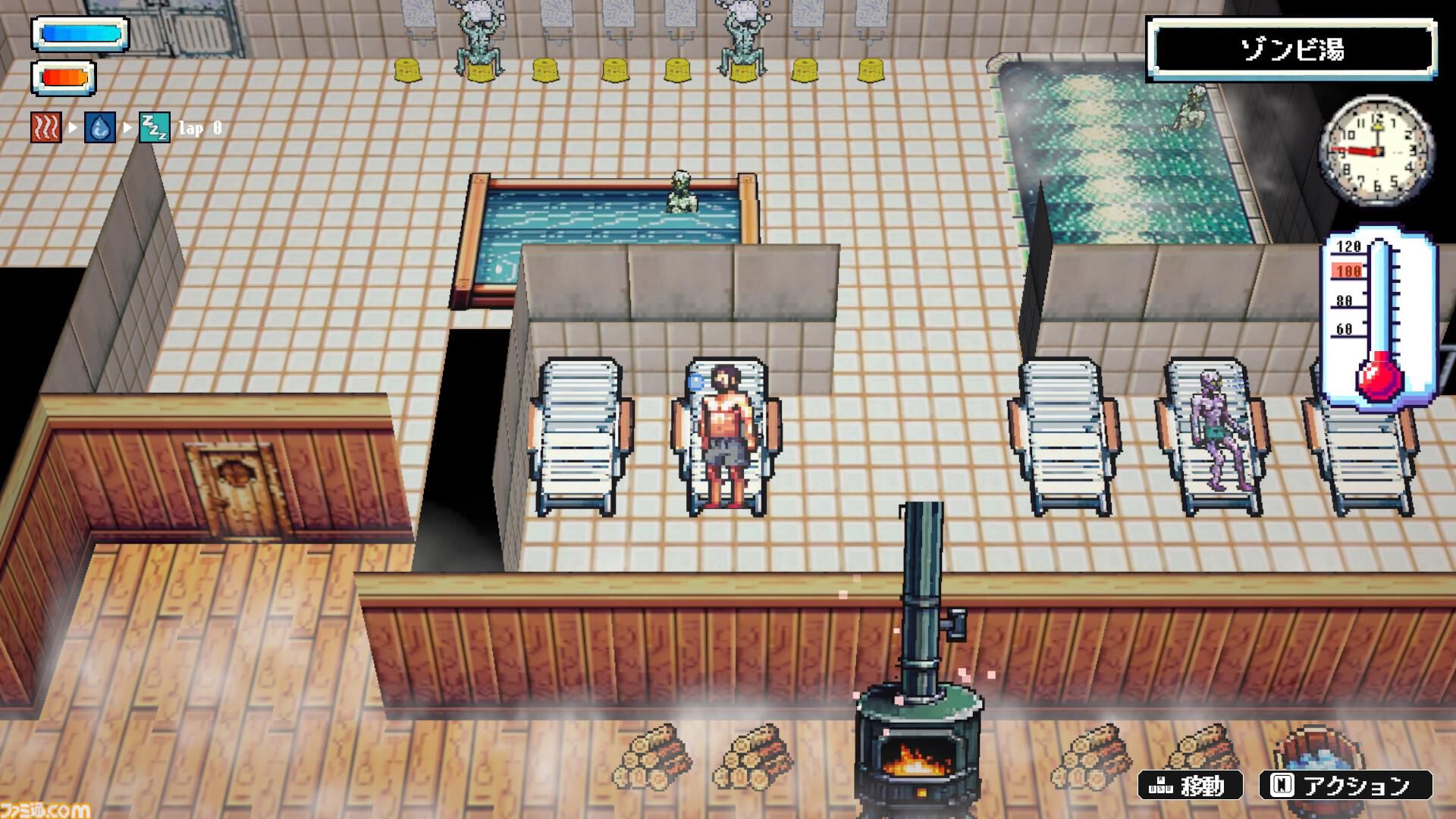 サウナでゾンビをととのえる『Sauna of the DEAD』体験版が配信。アウフグースやロウリュで魔界のサウナに熱波を巻き起こせ