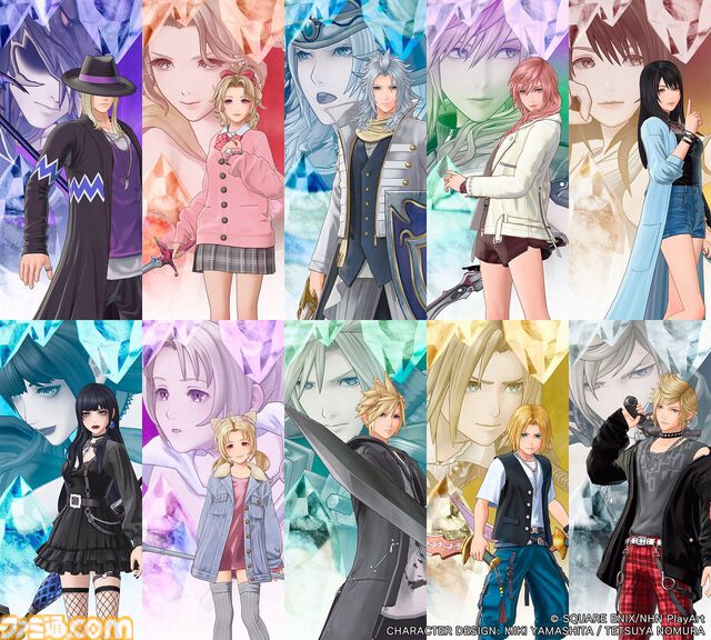 『ディシディア デュエルム FF』3月に配信決定。現代の東京に召喚された歴代『FF』キャラクターたちが入り乱れるボス討伐型チームバトル