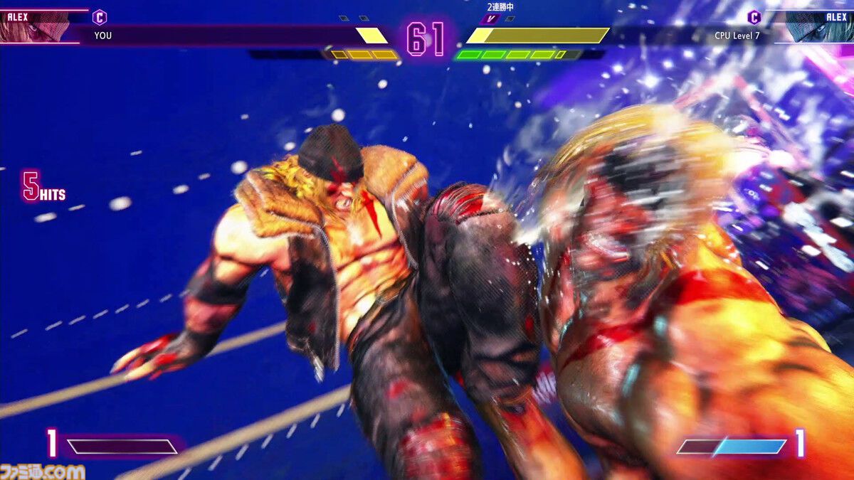 『スト6』PVも話題の新キャラ・アレックスを先行リポート！ スタンダードな立ち回りから一転、構えに移行するとトリッキーな攻めもできる打撃重視のコマ投げキャラ