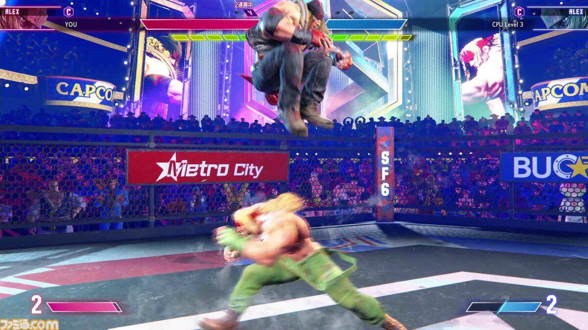 『スト6』PVも話題の新キャラ・アレックスを先行リポート！ スタンダードな立ち回りから一転、構えに移行するとトリッキーな攻めもできる打撃重視のコマ投げキャラ