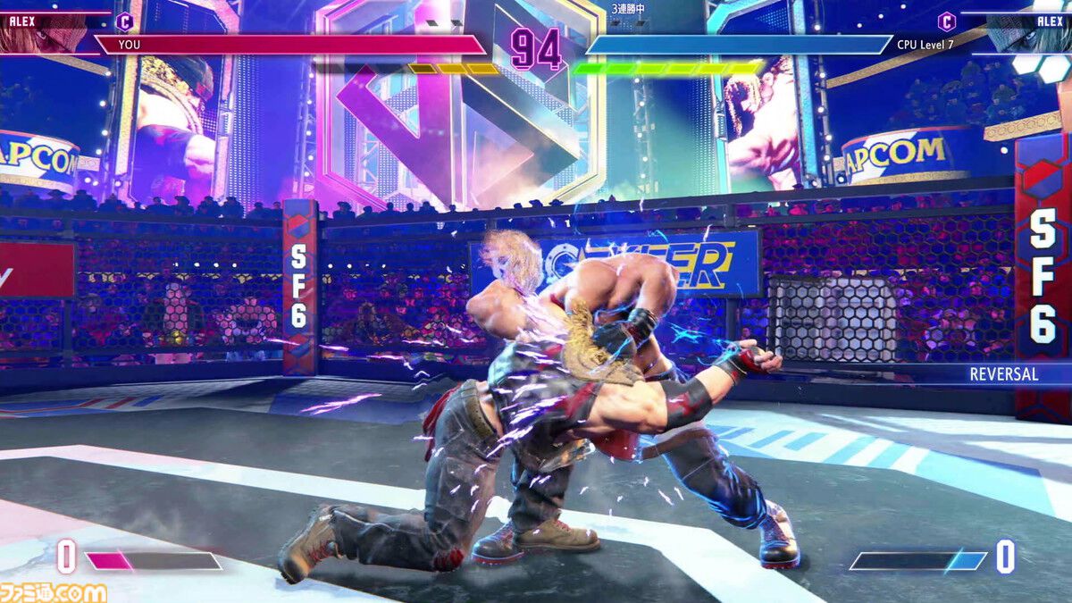 『スト6』PVも話題の新キャラ・アレックスを先行リポート！ スタンダードな立ち回りから一転、構えに移行するとトリッキーな攻めもできる打撃重視のコマ投げキャラ