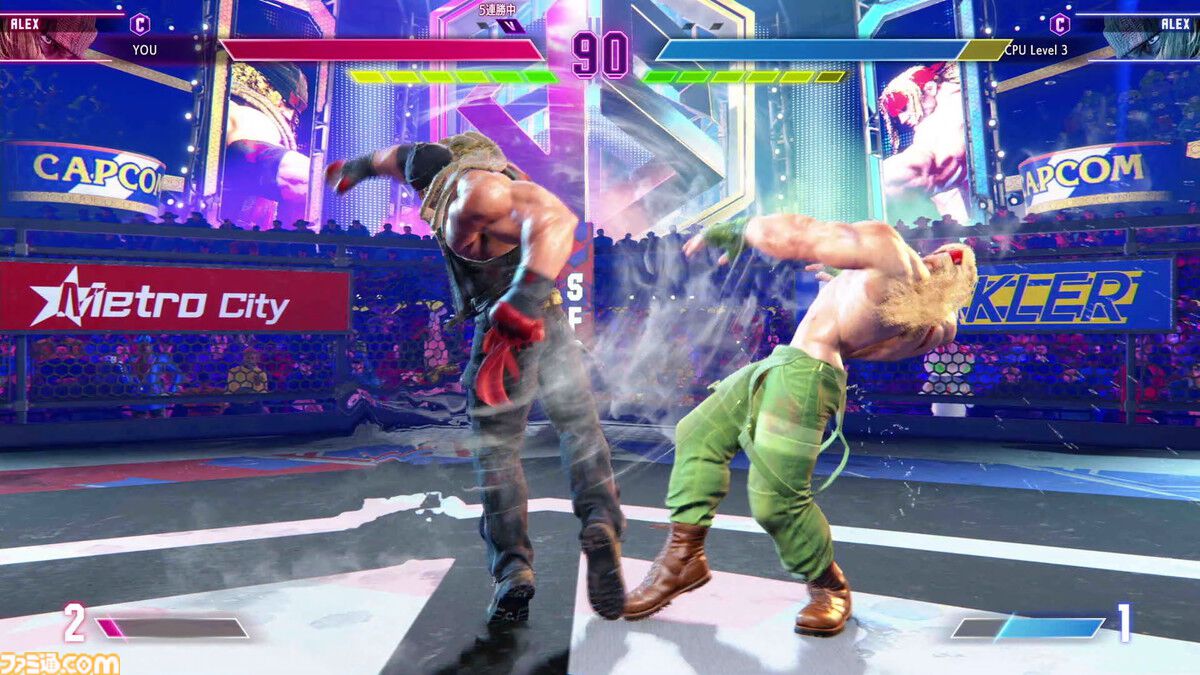 『スト6』PVも話題の新キャラ・アレックスを先行リポート！ スタンダードな立ち回りから一転、構えに移行するとトリッキーな攻めもできる打撃重視のコマ投げキャラ