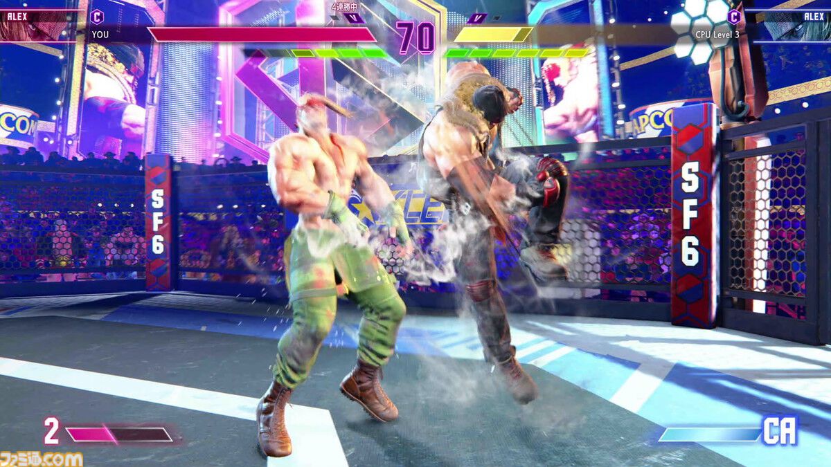 『スト6』PVも話題の新キャラ・アレックスを先行リポート！ スタンダードな立ち回りから一転、構えに移行するとトリッキーな攻めもできる打撃重視のコマ投げキャラ