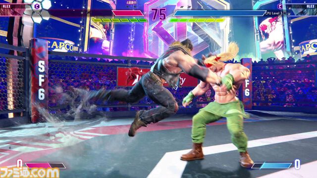 『スト6』PVも話題の新キャラ・アレックスを先行リポート！ スタンダードな立ち回りから一転、構えに移行するとトリッキーな攻めもできる打撃重視のコマ投げキャラ