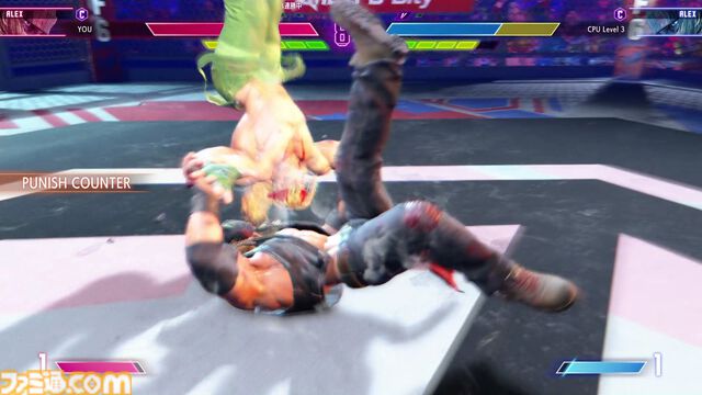 『スト6』PVも話題の新キャラ・アレックスを先行リポート！ スタンダードな立ち回りから一転、構えに移行するとトリッキーな攻めもできる打撃重視のコマ投げキャラ