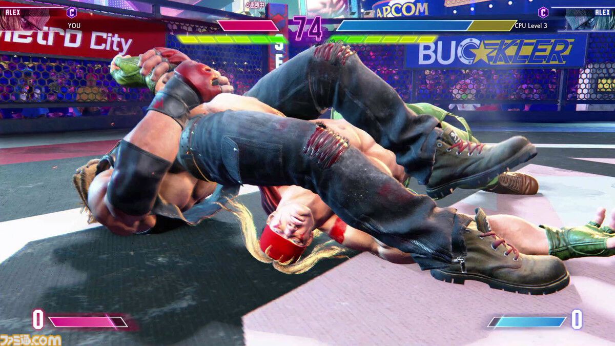 『スト6』PVも話題の新キャラ・アレックスを先行リポート！ スタンダードな立ち回りから一転、構えに移行するとトリッキーな攻めもできる打撃重視のコマ投げキャラ
