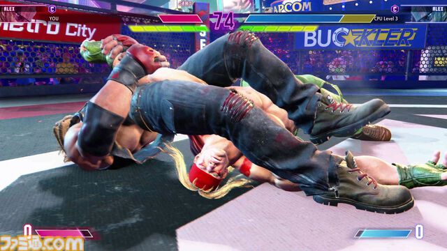 『スト6』PVも話題の新キャラ・アレックスを先行リポート！ スタンダードな立ち回りから一転、構えに移行するとトリッキーな攻めもできる打撃重視のコマ投げキャラ