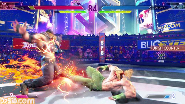 『スト6』PVも話題の新キャラ・アレックスを先行リポート！ スタンダードな立ち回りから一転、構えに移行するとトリッキーな攻めもできる打撃重視のコマ投げキャラ