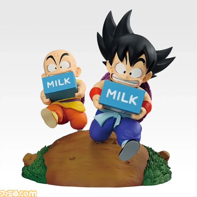 『ドラゴンボール』一番くじが本日（2/28）発売。筋斗雲に乗った幼年期の悟空とチチがフィギュア化、「おっこちるなよ！」と聞こえてきそう