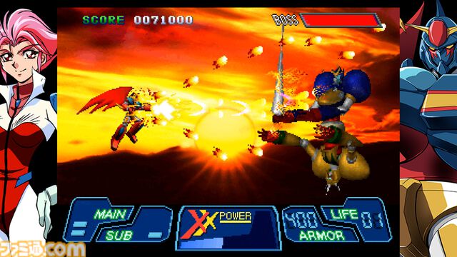 『70年代風ロボットアニメ ゲッP-X』リマスター版が7月16日発売。1999年発売、狂気の“ロボアニメ再現シューティング”が令和にまさかの再臨