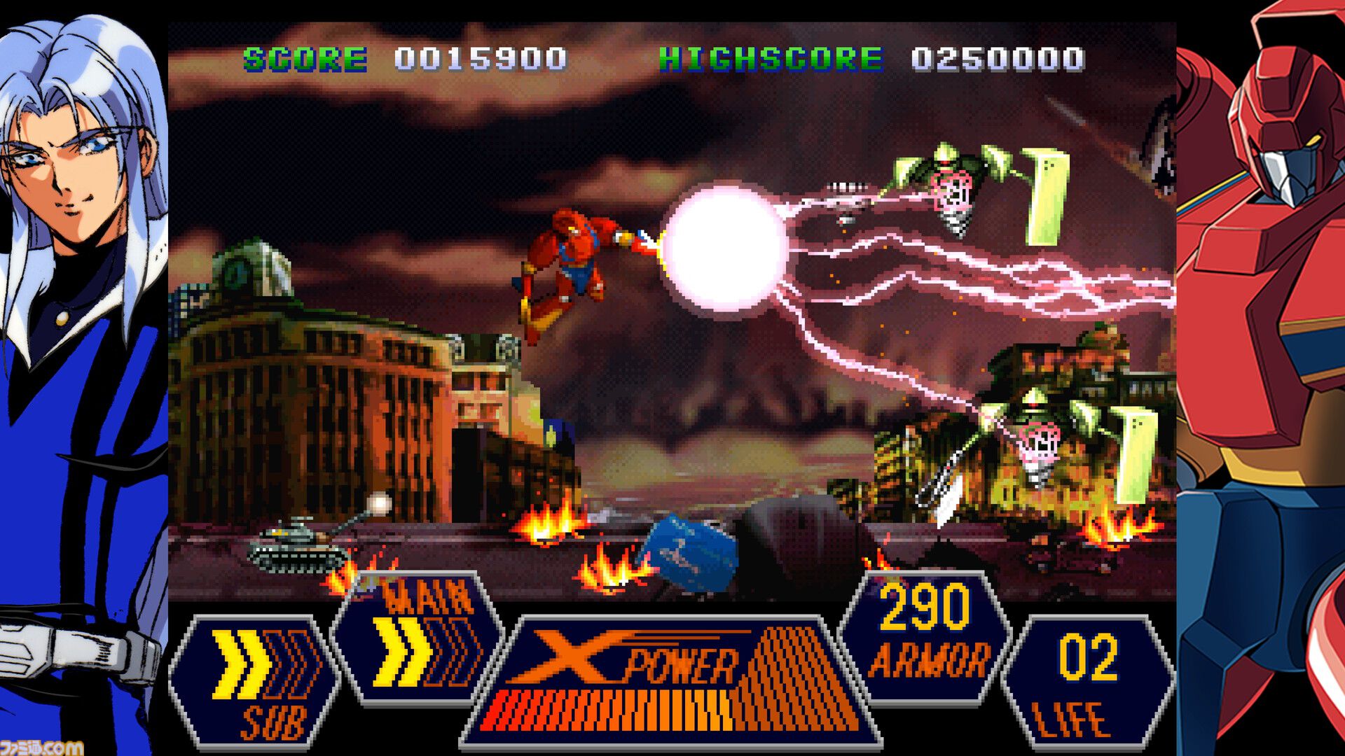 『70年代風ロボットアニメ ゲッP-X』リマスター版が7月16日発売。1999年発売、狂気の“ロボアニメ再現シューティング”が令和にまさかの再臨