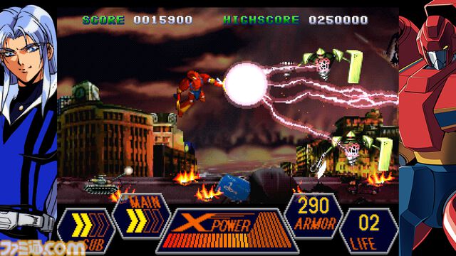 『70年代風ロボットアニメ ゲッP-X』リマスター版が7月16日発売。1999年発売、狂気の“ロボアニメ再現シューティング”が令和にまさかの再臨