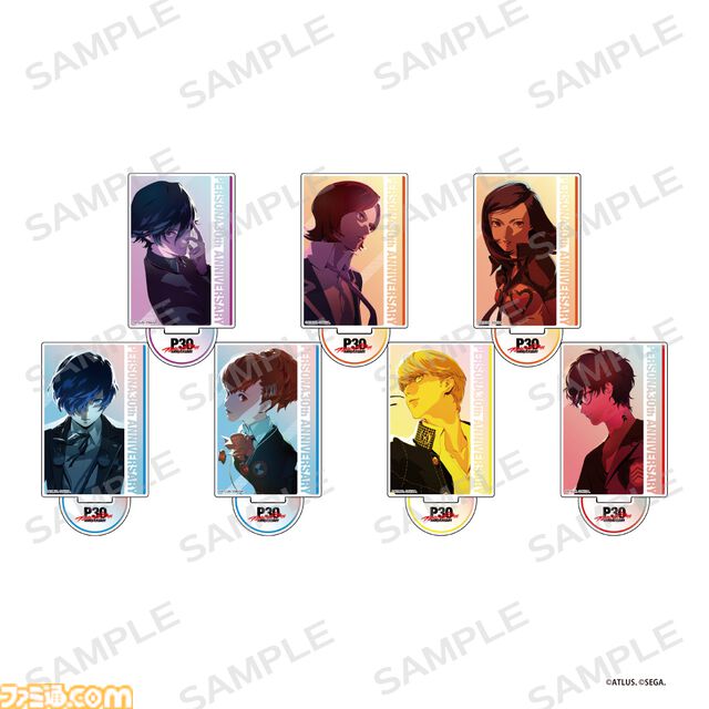 『ペルソナ』30周年×京王電鉄コラボグッズのネット予約開始。駅員衣装のミニキャラアクスタや駅名看板風チャームなどがラインアップ