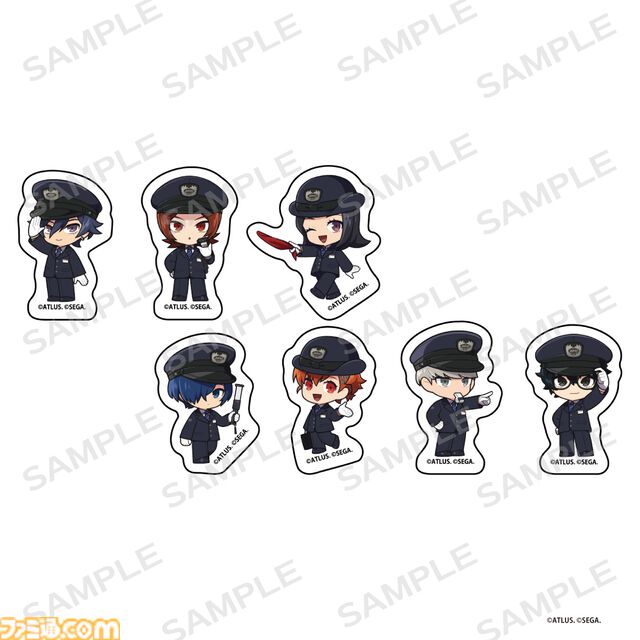 『ペルソナ』30周年×京王電鉄コラボグッズのネット予約開始。駅員衣装のミニキャラアクスタや駅名看板風チャームなどがラインアップ