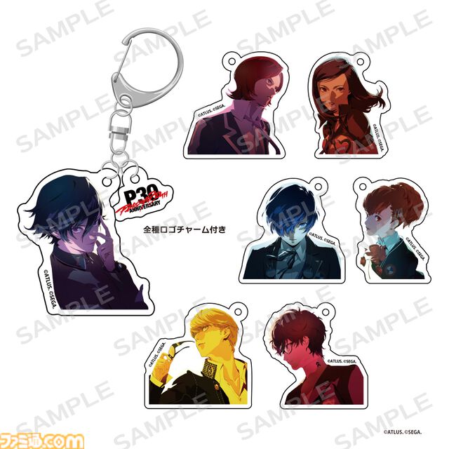 『ペルソナ』30周年×京王電鉄コラボグッズのネット予約開始。駅員衣装のミニキャラアクスタや駅名看板風チャームなどがラインアップ