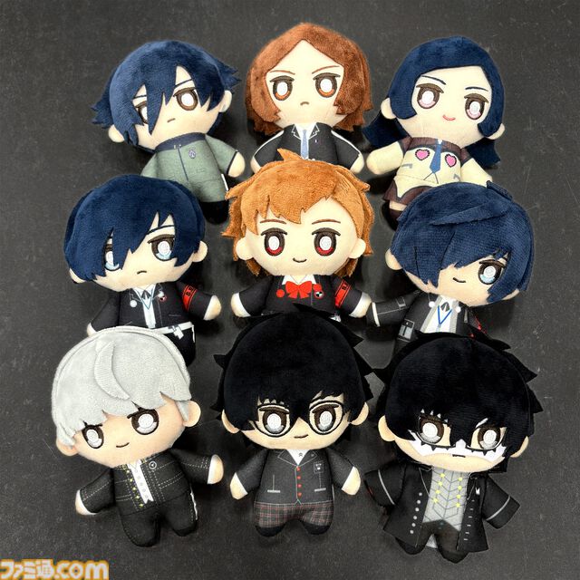 『ペルソナ』シリーズ歴代主人公の“ぬいぐるみキーホルダー”がアトラスDショップで予約開始。『P1』から『P5R』まで全9種が再登場